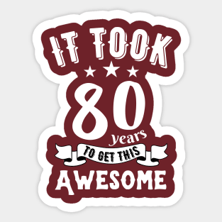 Vintage 1942, it took 80 years to get this awesome Sticker